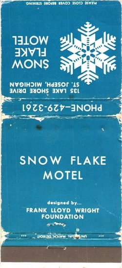 Snow Flake Motel - Matchbook